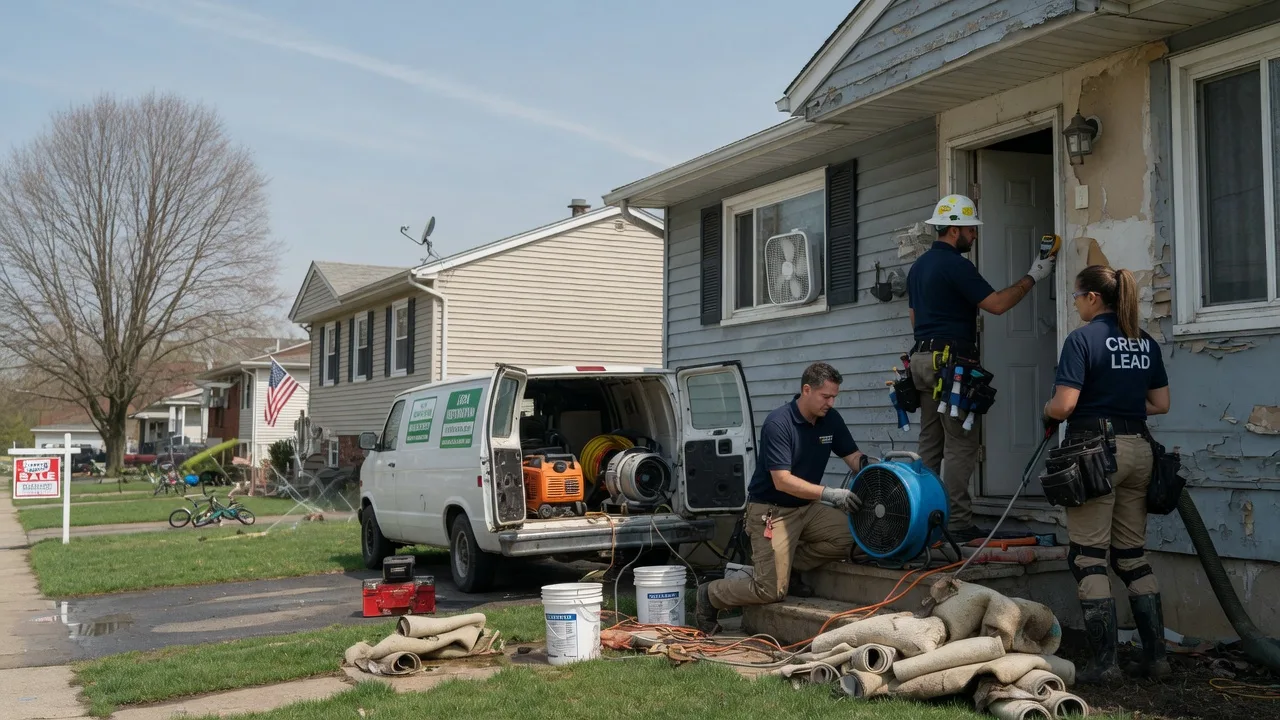 Flood Cleanup in West Brooklyn, IL near me