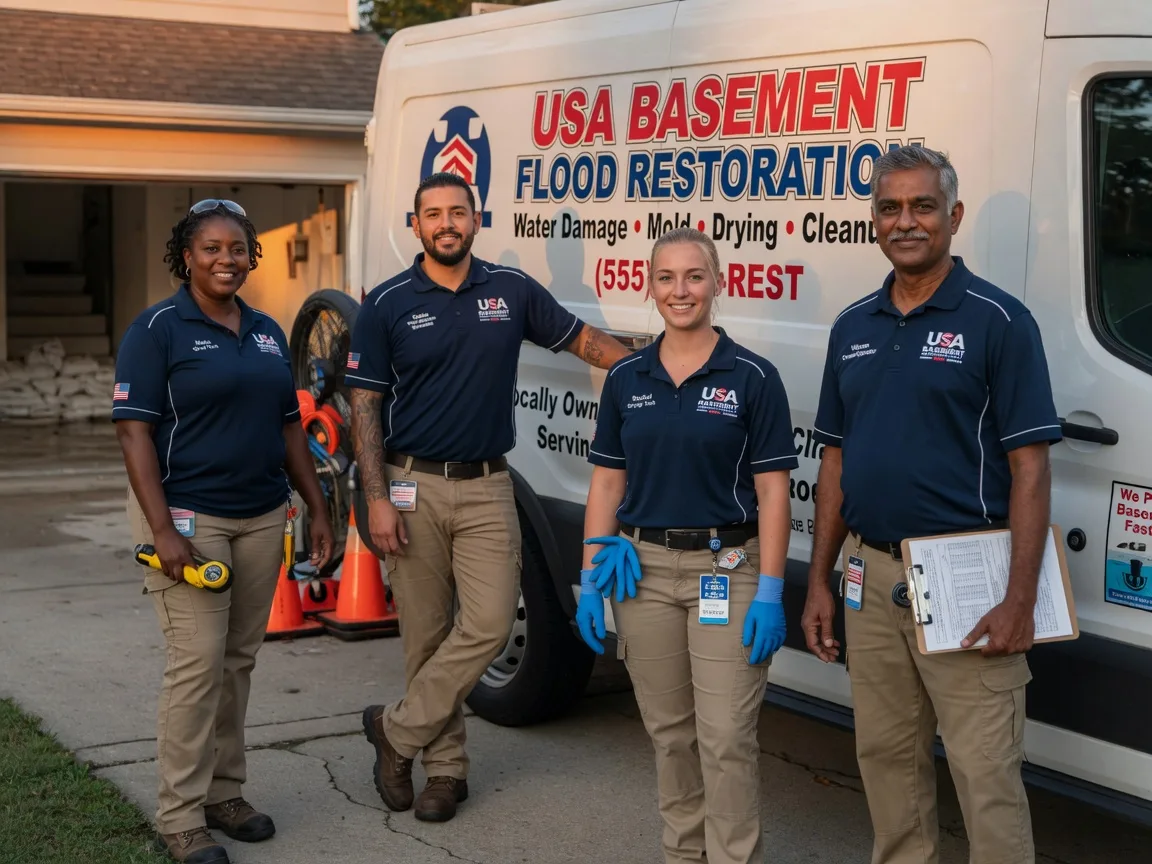 Basement Flood Cleanup company in West Brooklyn, IL