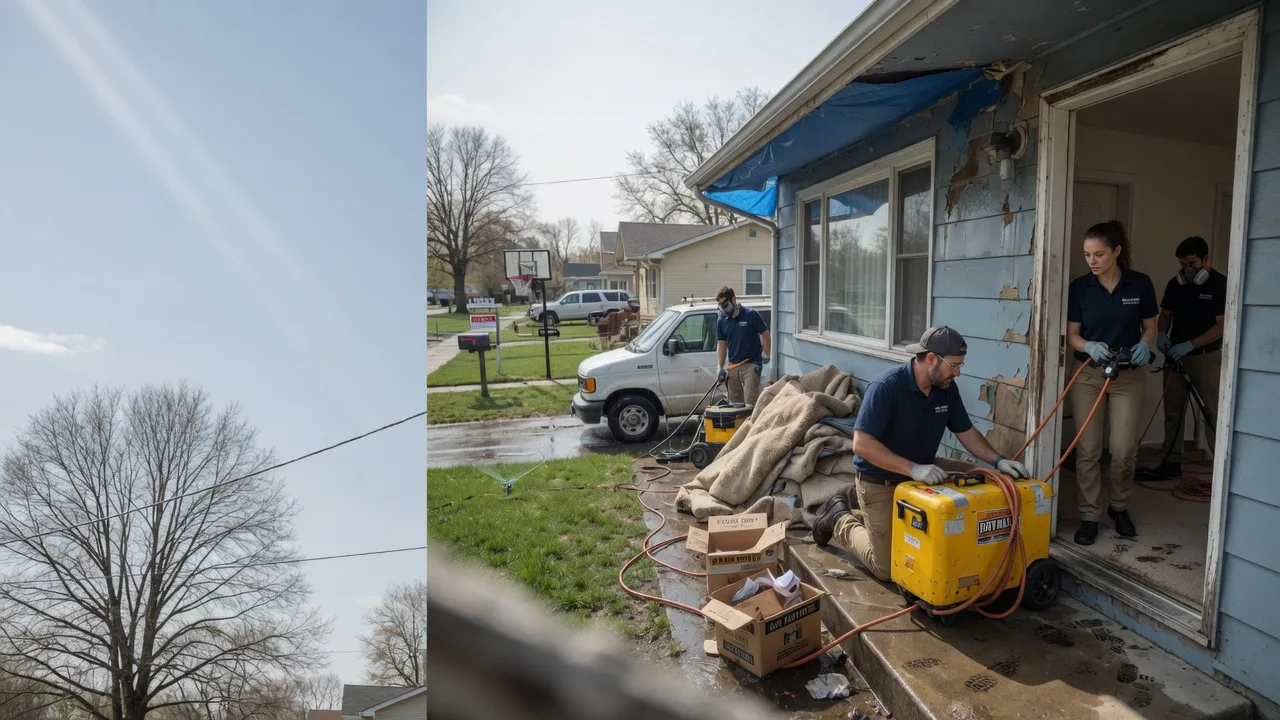 Basement Flood Cleanup in West Brooklyn, IL near me
